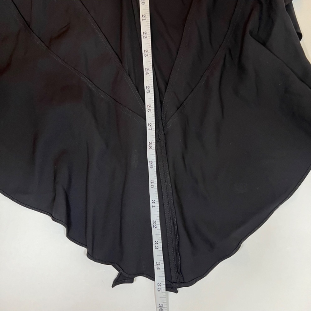 Zara Women Black Layered One Shoulder Dress Size Small - Picture 13 of 13